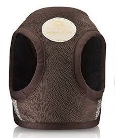 Szelki typu kamizelka NEW YORK brązowe | PETZWELCOME