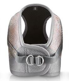 Szelki typu kamizelka NEW YORK szare | PETZWELCOME