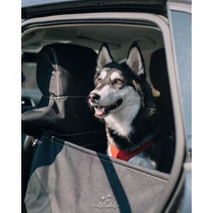 Car seat cover for a dog „KUKO+” Brown | Bebobi | PETZWELCOME