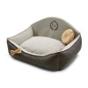 Elegant brown bed for a small dog or cat PARIS
