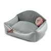 Elegant gray bed for a small dog or cat PARIS