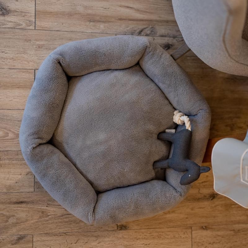 Legowisko z barankiem Tallin szare| PETZWELCOME