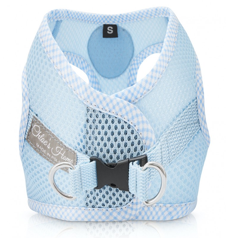 Przewiewne szelki z siatki DAKAR niebieskie| PETZWELCOME