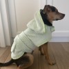 Green bathfobe for dog