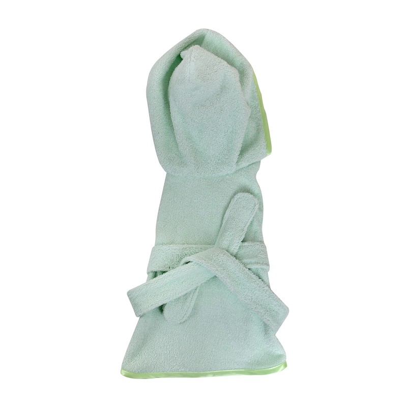 Green bathfobe for dog