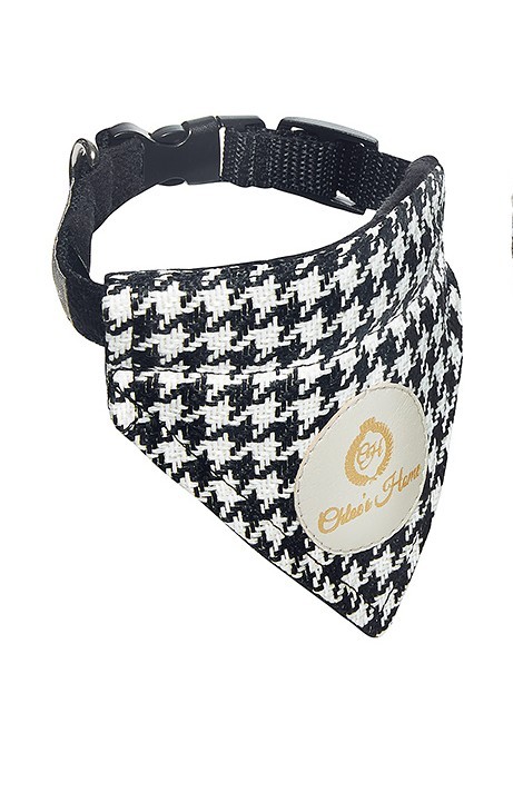 Bandanka dla psa lub kota PORTO czarna | PETZWELCOME